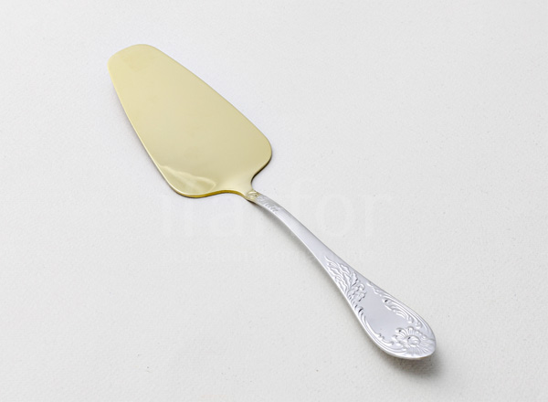 Flatware for cakes Imperial with decorative coating Cake shovel