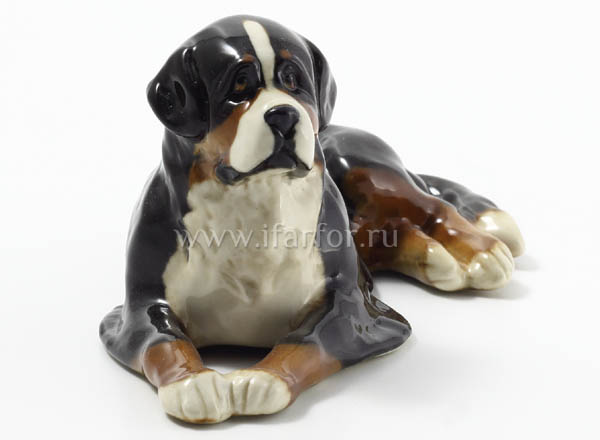 Sculpture Bernese mountain dog