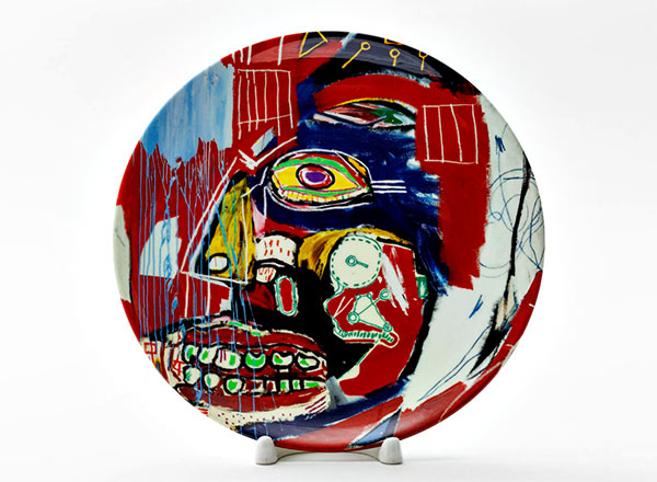 Decorative plate Basquiat Jean-Michel in that case