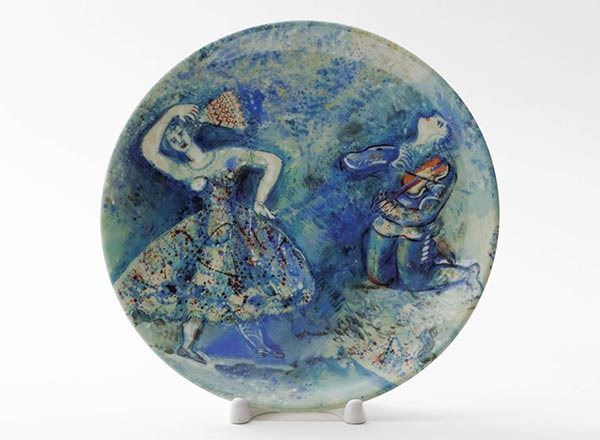Decorative plate Chagall Mark Zakharovich Dance