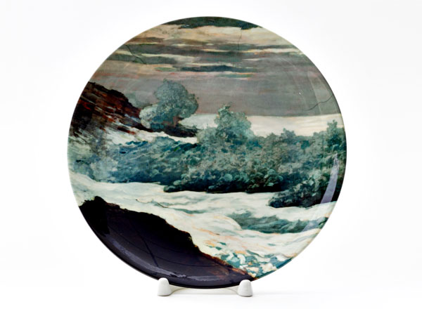 Decorative plate Winslow Homer Early morning after a storm at sea