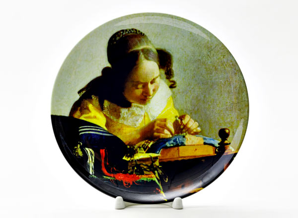 Decorative plate Johannes Vermeer Lacemaker