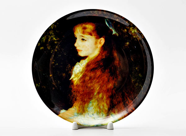 Decorative plate Renoir Pierre-Auguste Portrait