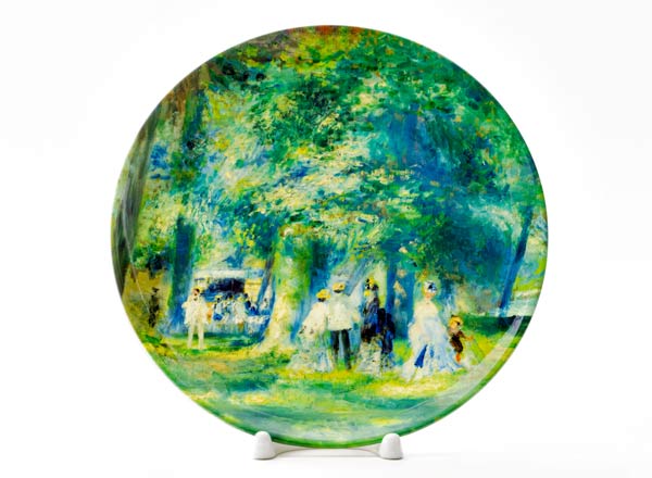 Decorative plate Renoir Pierre-Auguste In Saint Cloud Park