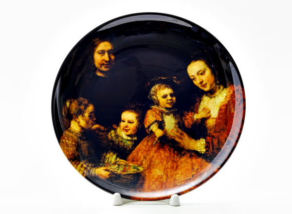 Decorative plate Rembrandt Harmensz van Rijn Family portrait