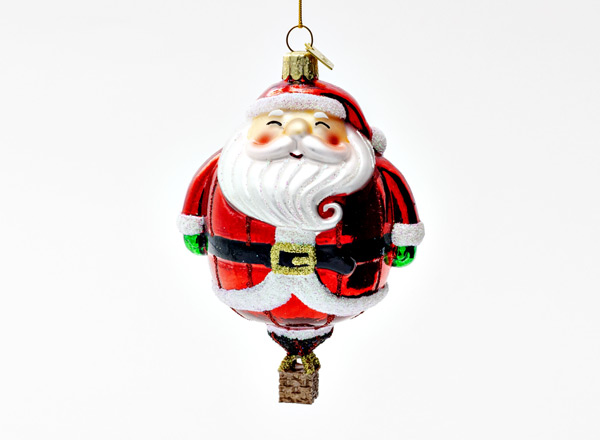 Елочная игрушка Воздушный шар - Дед Мороз