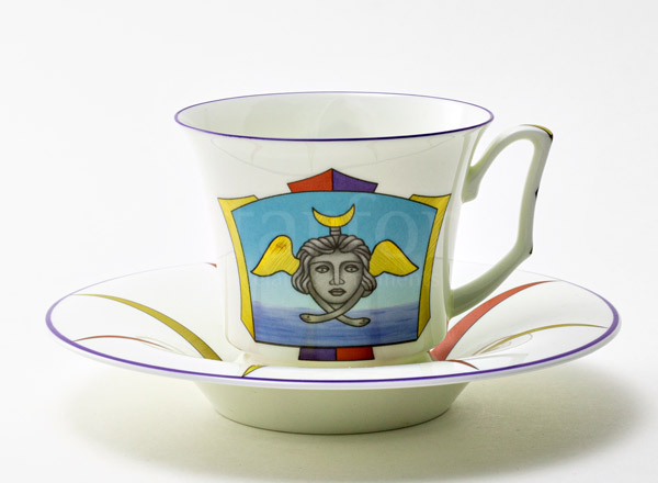 Cup and saucer tea Petersburg palette. Petersburg mood Julia