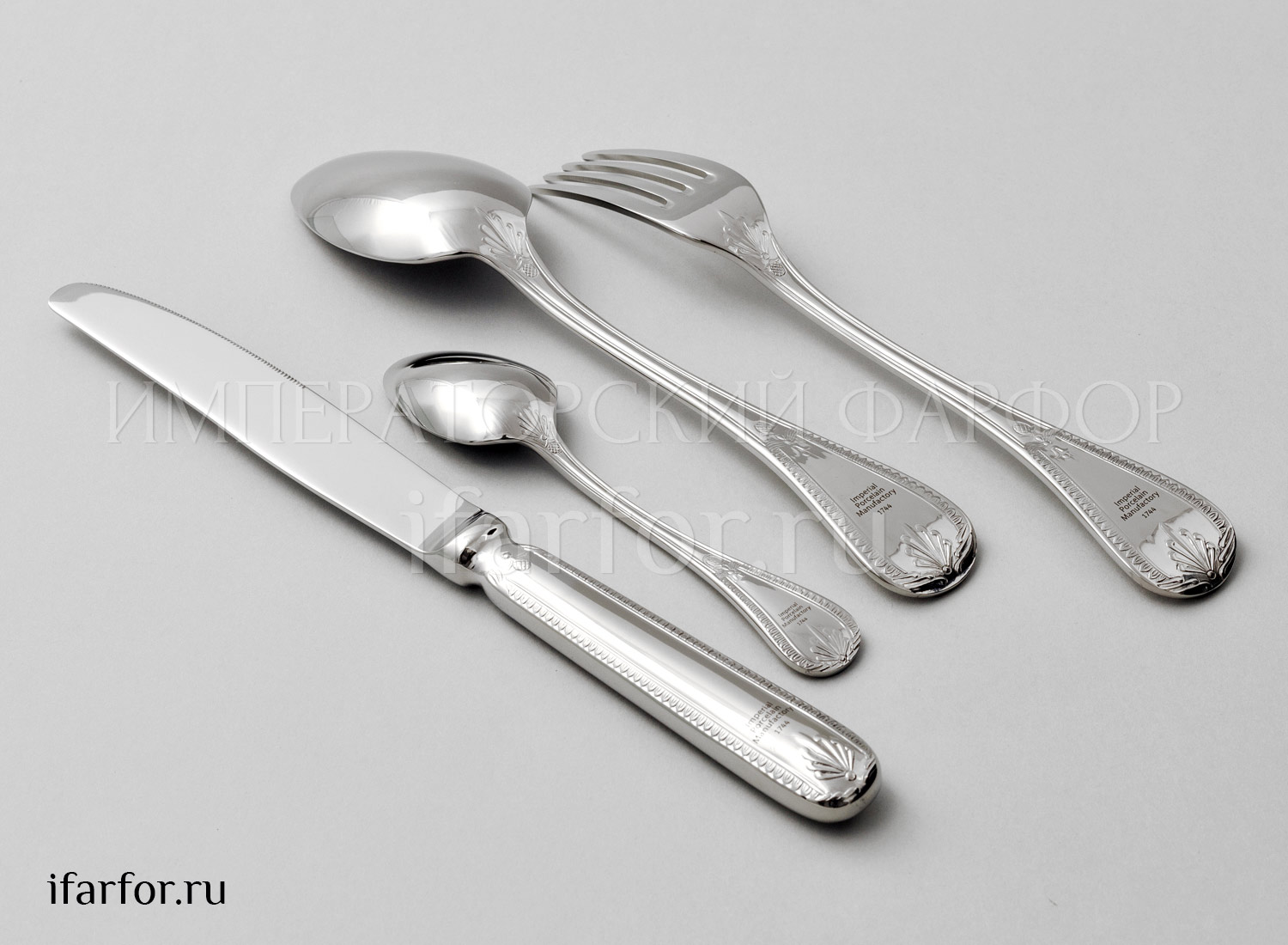 Набор столовых приборов в подарочной коробке «Император» 6/24