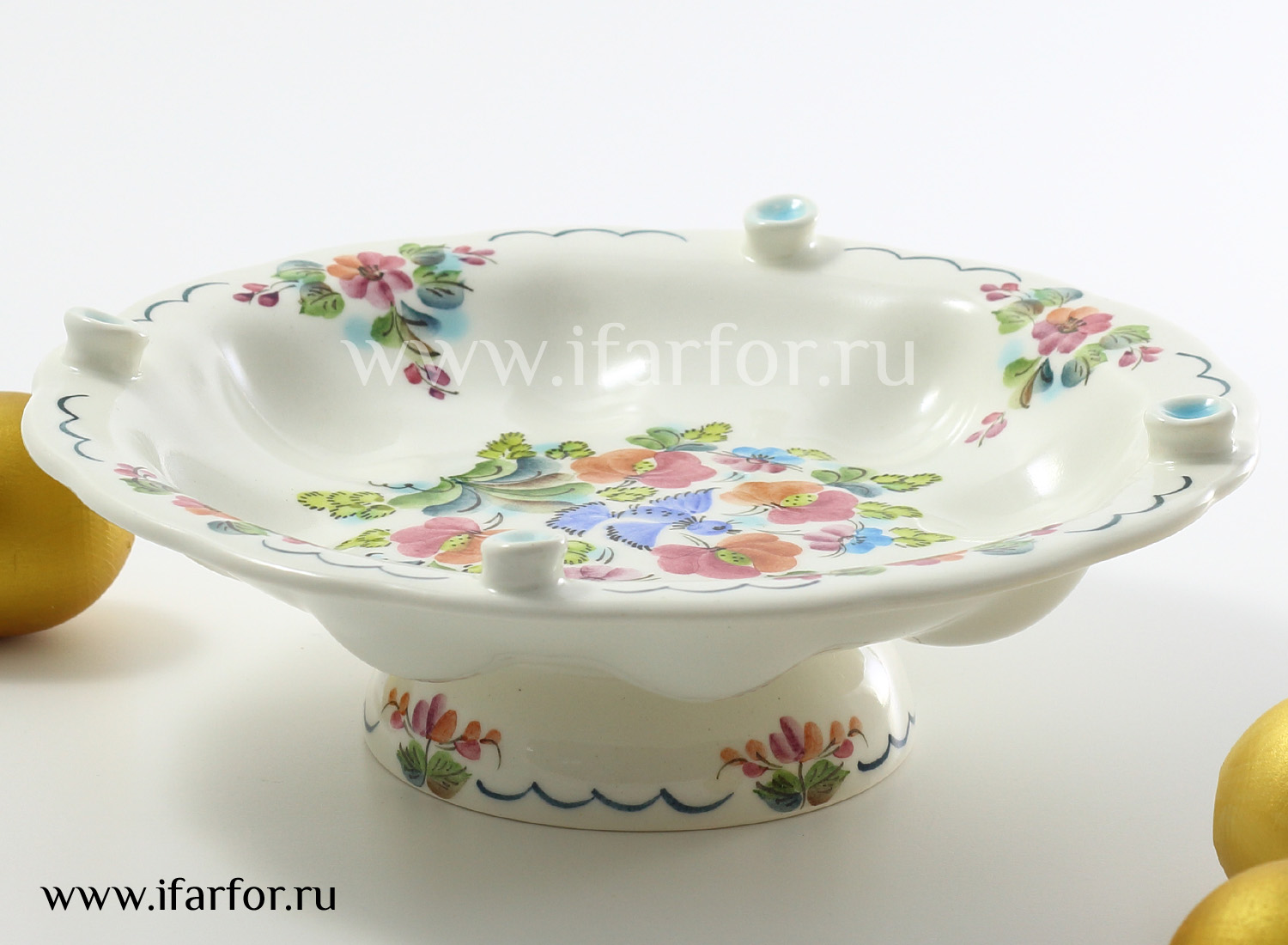 Тарелка пасхальная для яиц «Велик день (свечки)»