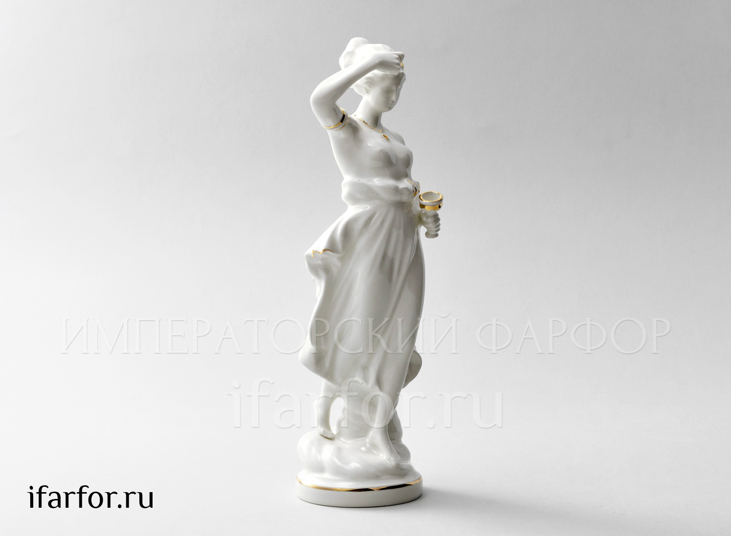 Скульптура «Геба» Форма: Геба. Фарфор. 95 x 260 мм.