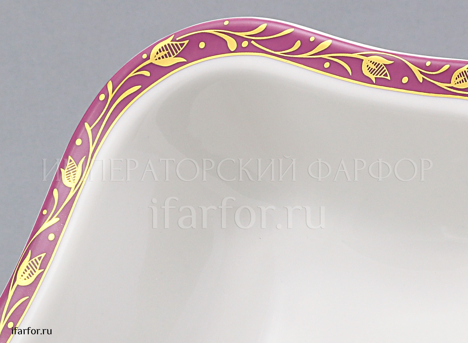 Салатник 2 порц. квадр. «Сетка-Блюз» Форма: Молодежная. Твердый фарфор. 110 мм.