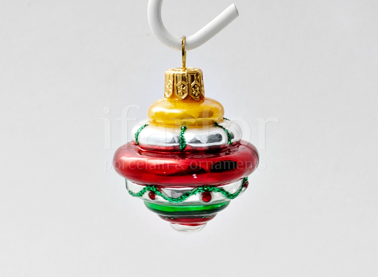 Елочная игрушка «Волчок»