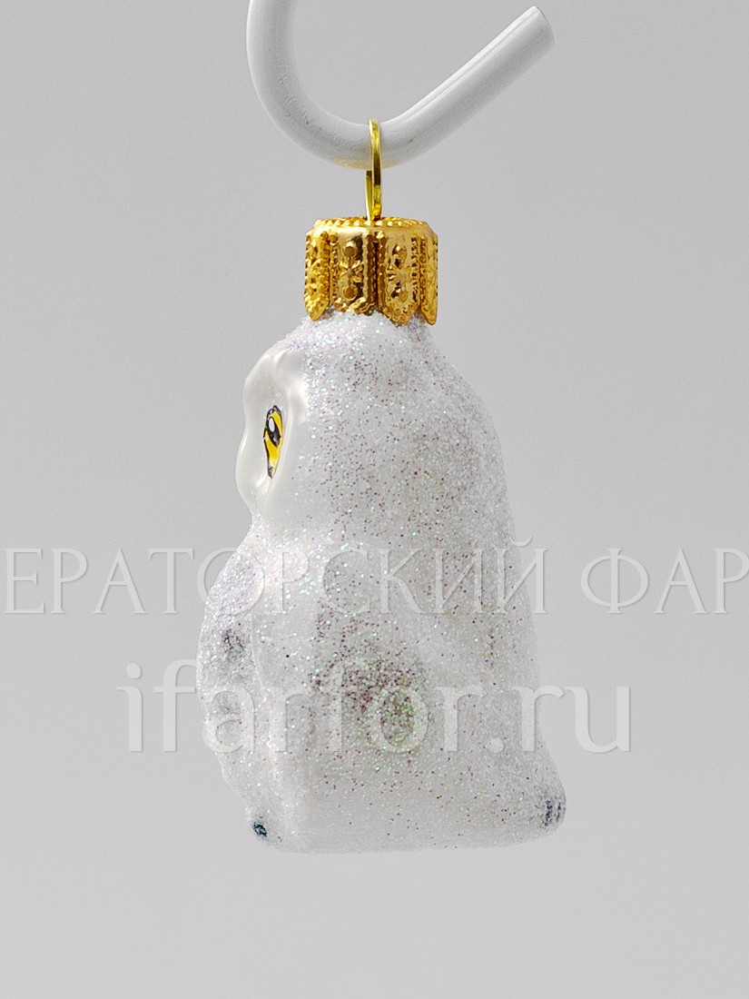 Елочная игрушка «Сова» Форма: Сова. Стекло. 61 мм.