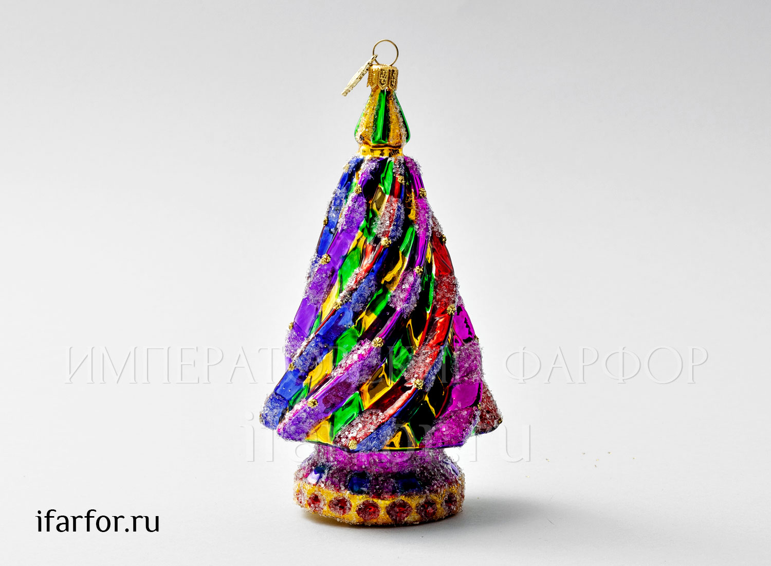 Елочная игрушка в подарочной коробке 210х130мм «Космическая Рождественская елка»