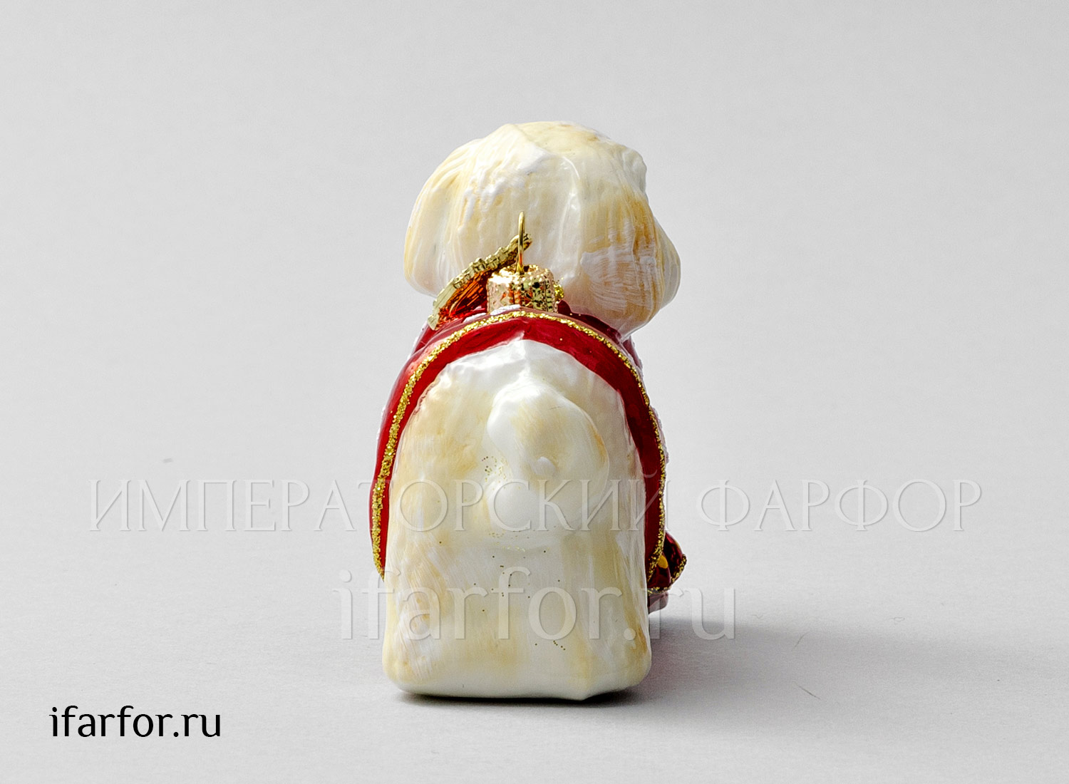 Елочная игрушка в подарочной коробке 210х130мм «Гаванский бишон»