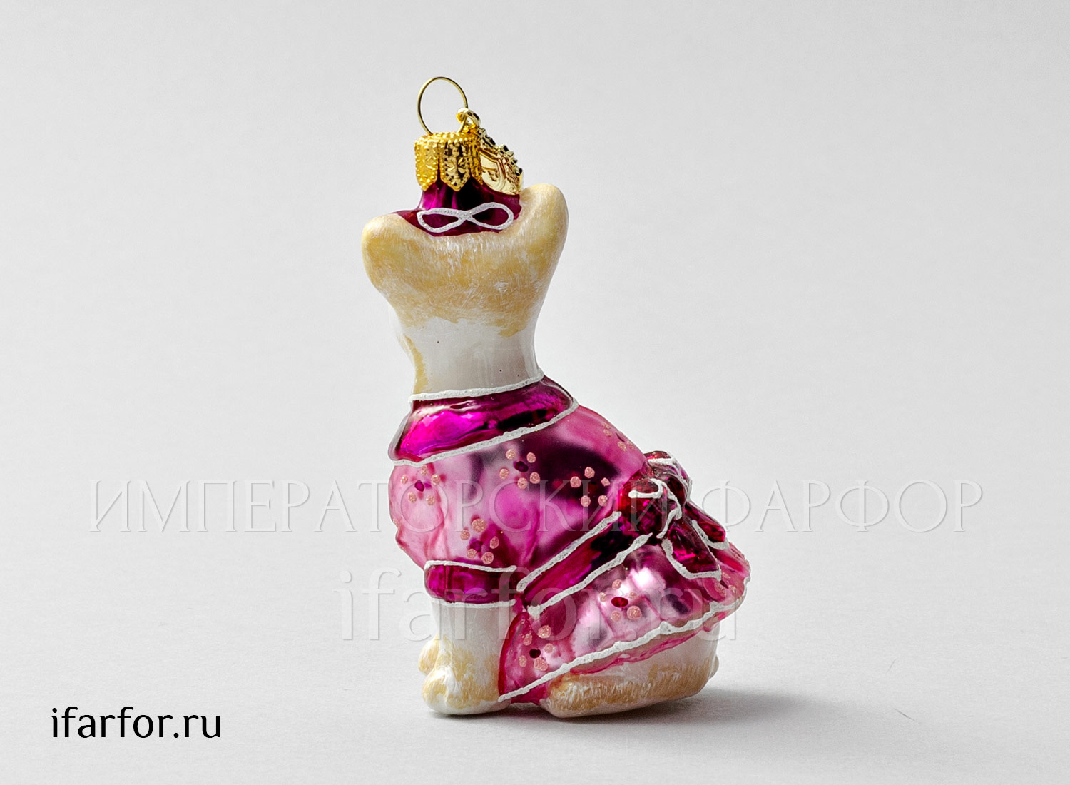 Елочная игрушка в подарочной коробке 210х130мм «Чихуахуа»