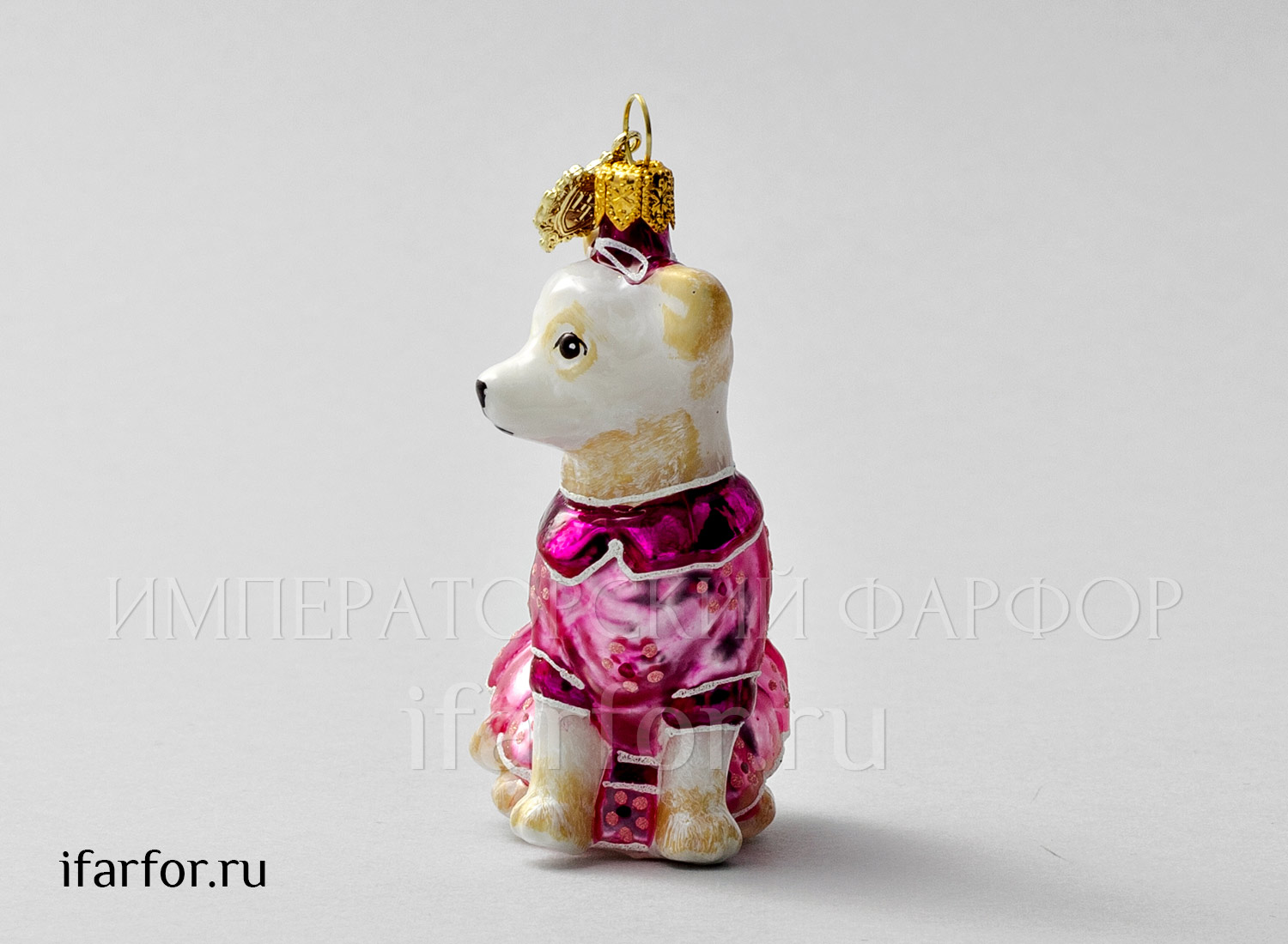 Елочная игрушка в подарочной коробке 210х130мм «Чихуахуа»