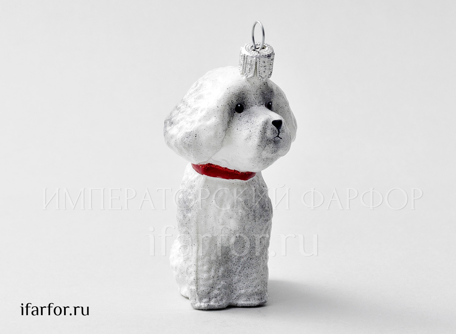 Елочная игрушка «Мальтийская болонка»