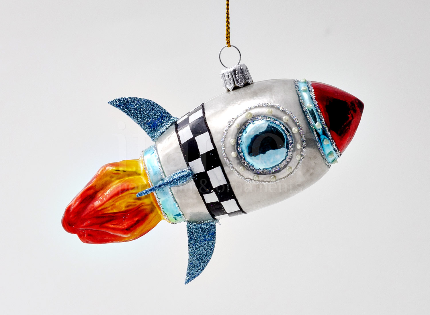 Елочная игрушка «Ракета»