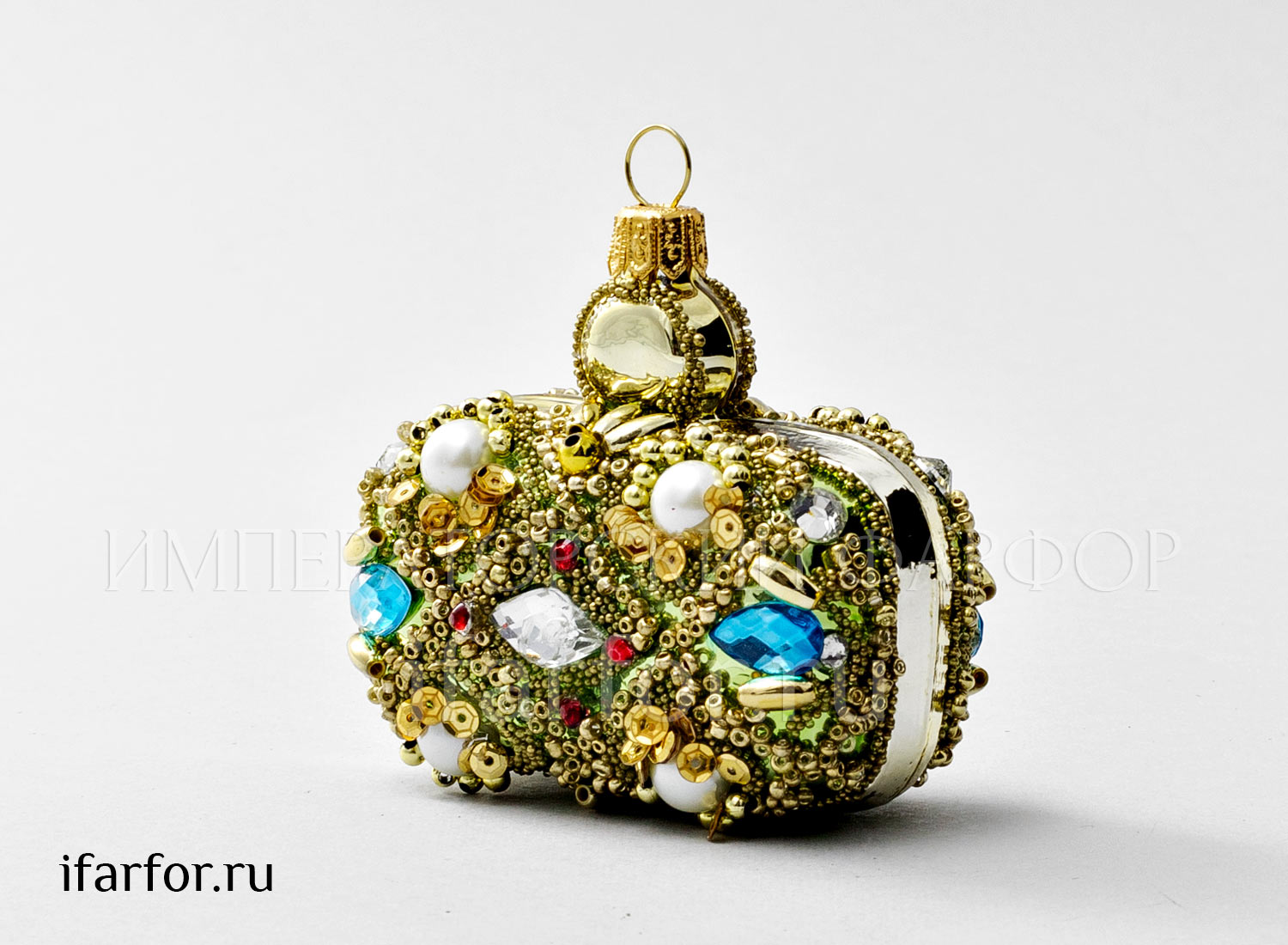 Елочная игрушка в подарочной коробке «Сумочка»