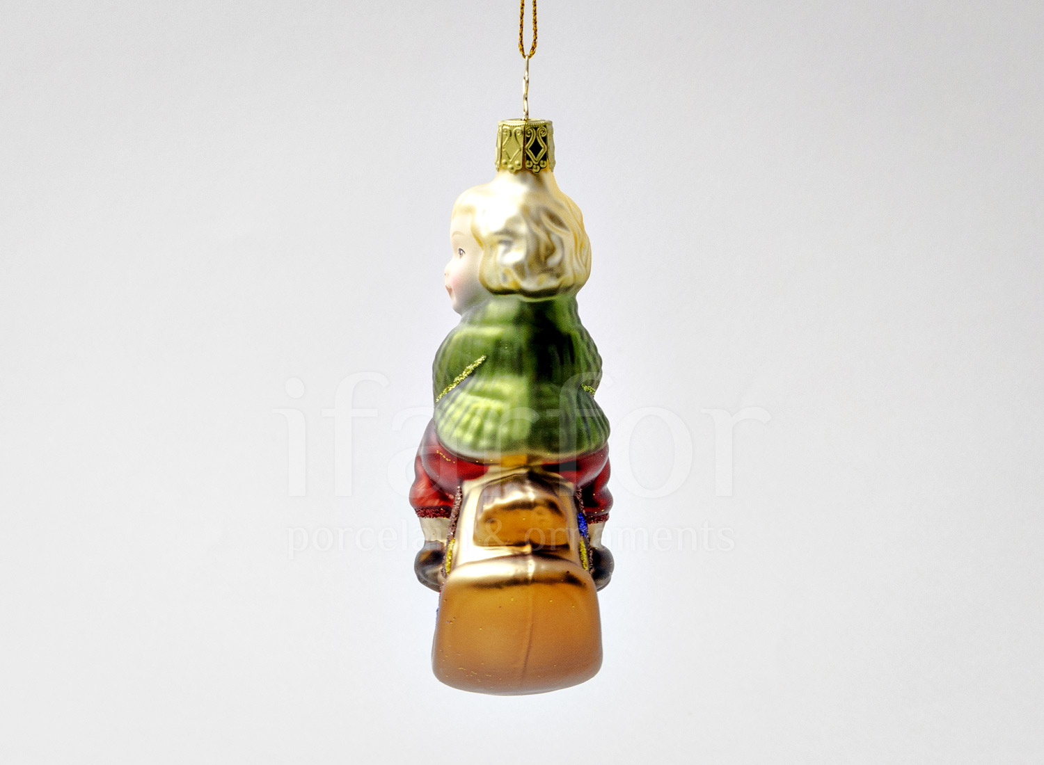 Елочная игрушка «Невинные сердца. Мальчик на лошадке-качалке»