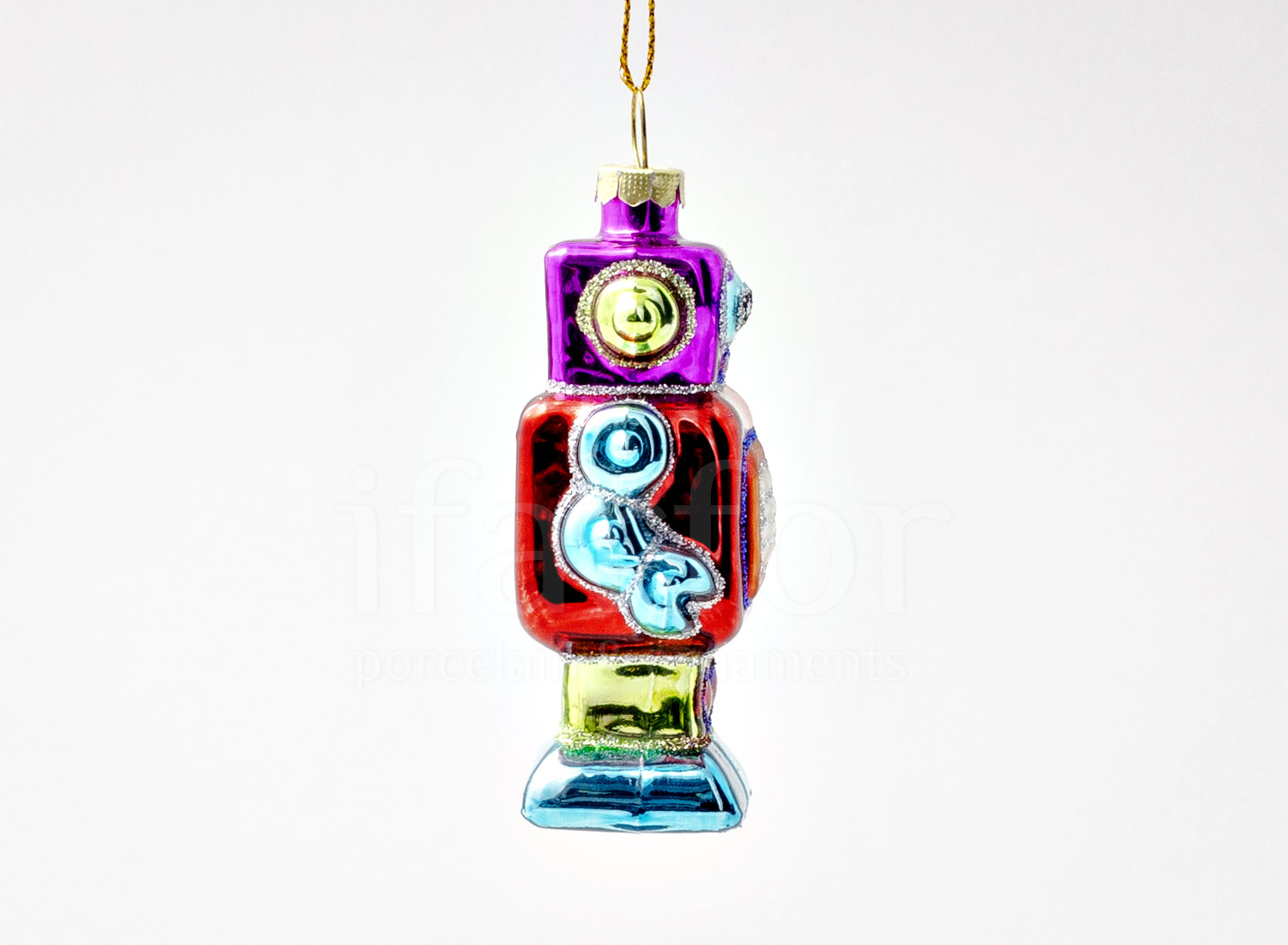 Елочная игрушка «Маленький робот»