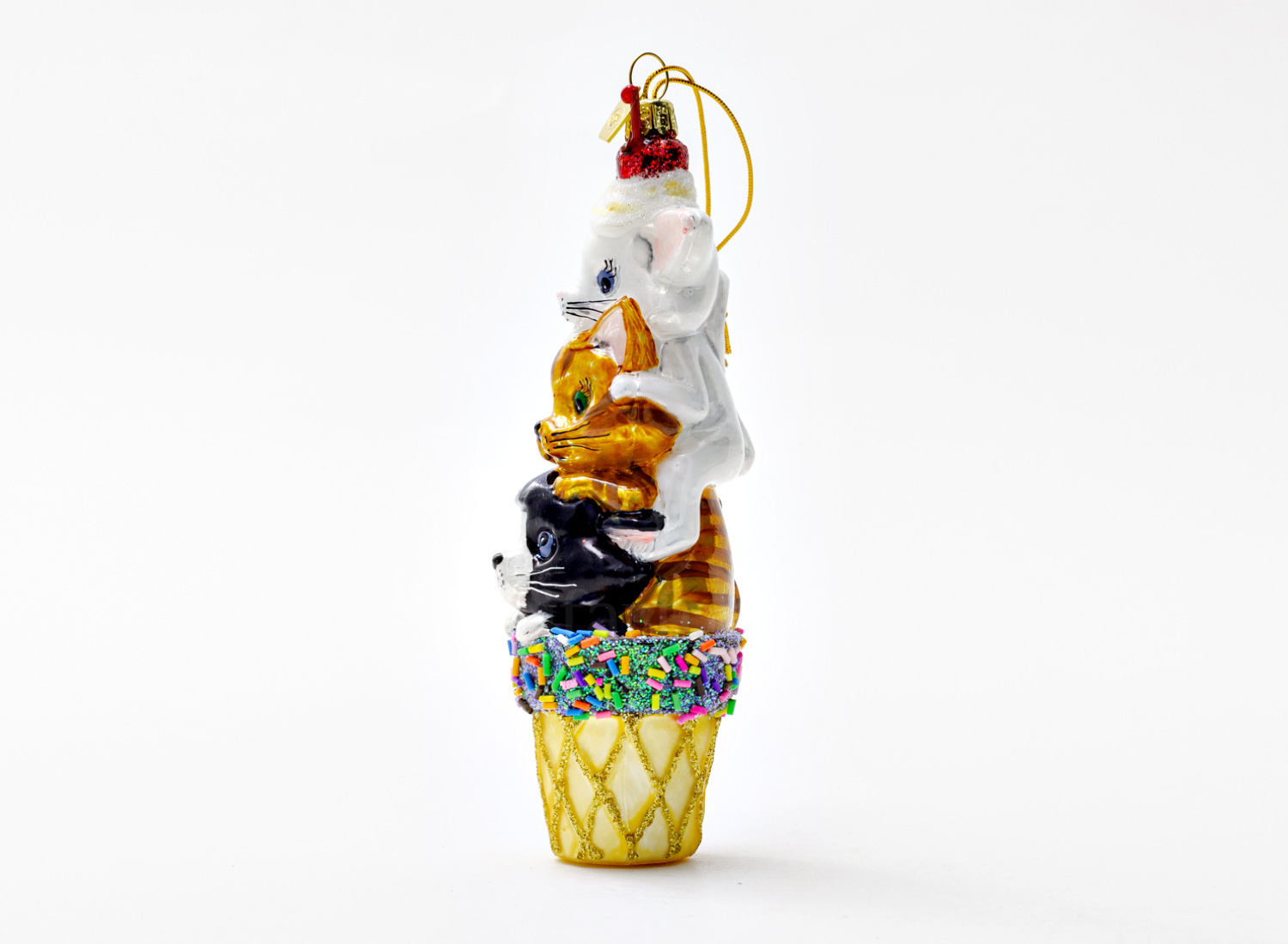 Елочная игрушка «Мороженое рожок»