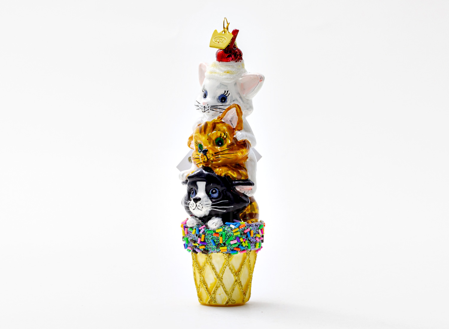 Елочная игрушка «Мороженое рожок»