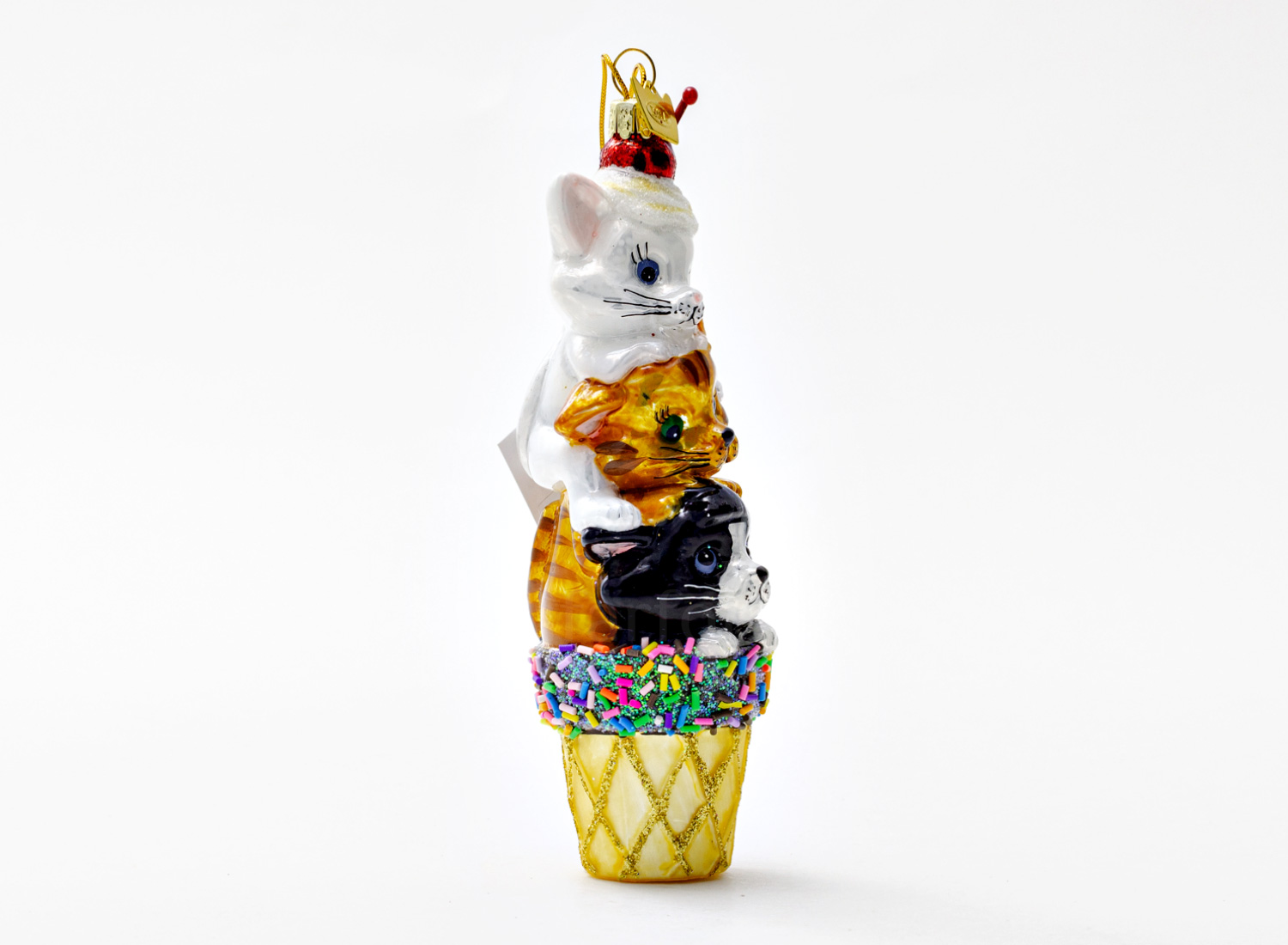 Елочная игрушка «Мороженое рожок»