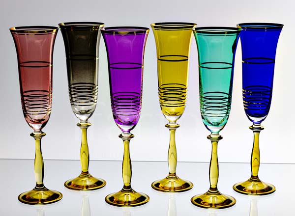 Набор фужеров для шампанского Арлекино 6/6 Анжела