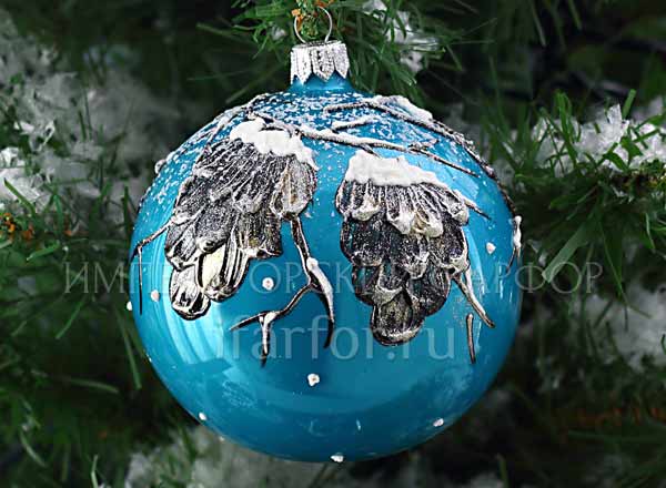 Christmas tree toy Christmas ball Зеркальный лес