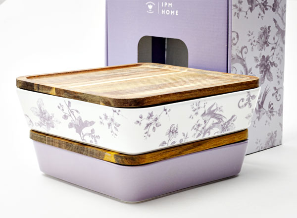 Набор квадратных форм для запекания Monplaisir Violet Монплезир фиолетовый 2/4 Стандартная