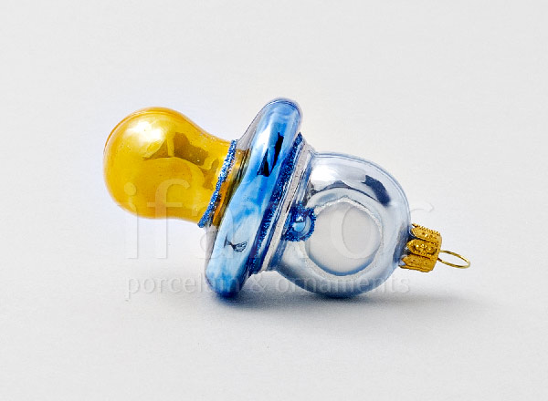 Christmas tree toy Baby pacifier blue