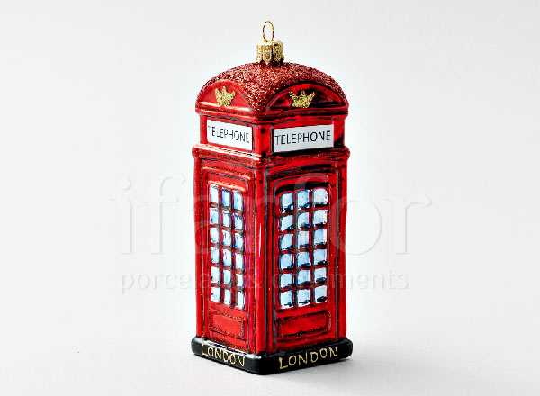 Christmas tree toy phone booth