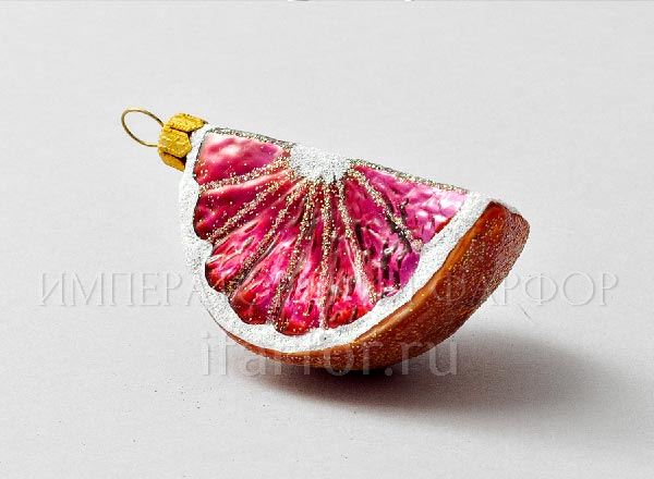Christmas tree toy Piece of Grapefruit