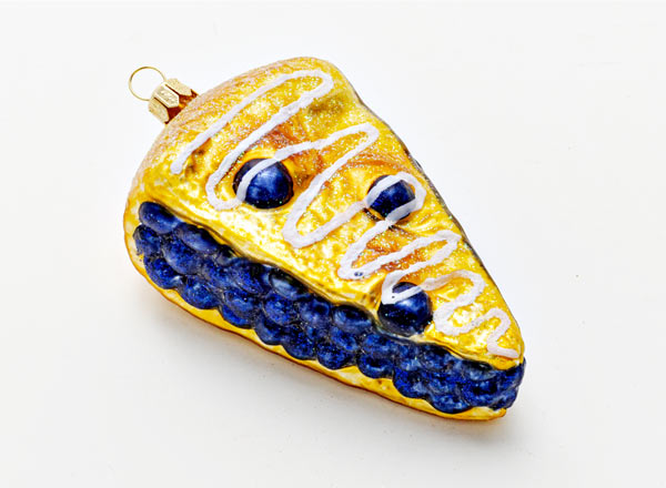 Christmas tree toy Slice of blueberry pie
