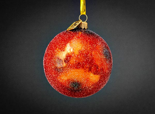 Christmas tree toy Planet Mars