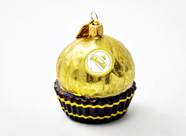Елочная игрушка Миндально-шоколадное пралине