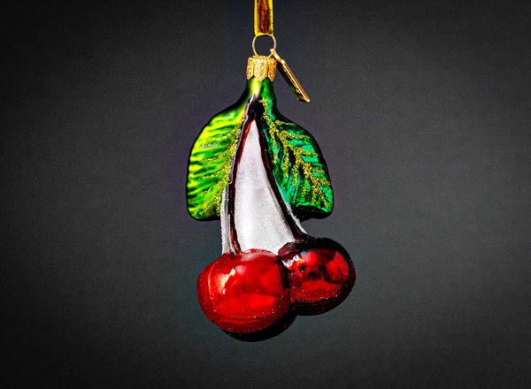 Christmas tree toy Cherry