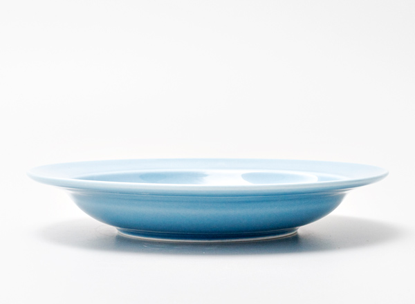 Plate deep Watercolor (blue)