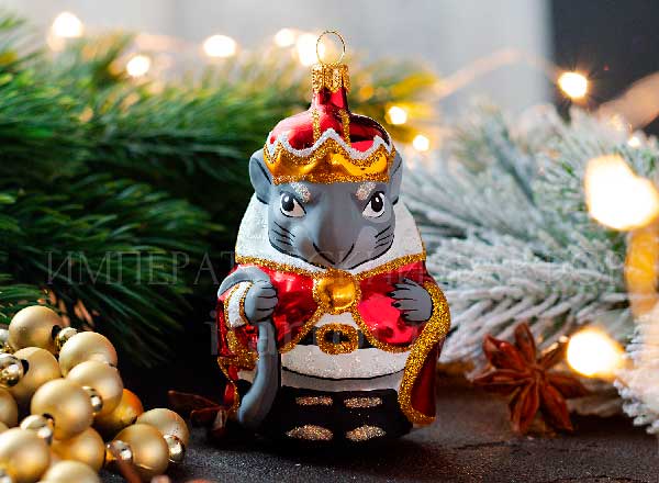 Елочная игрушка Мышиный король