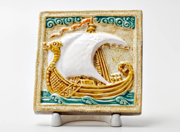 Tile small Rook 2 golden 