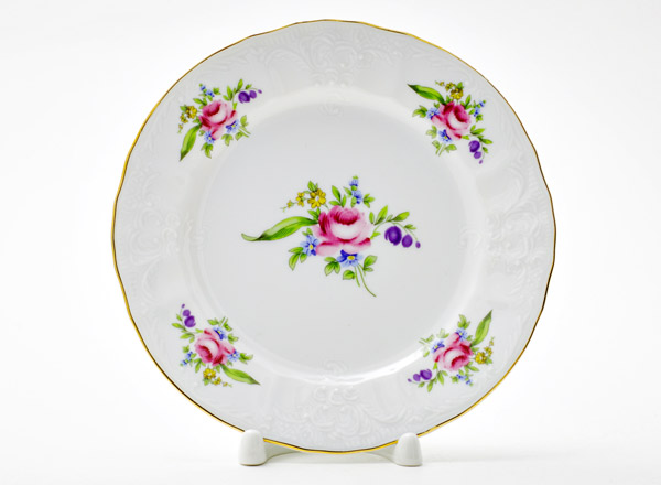 Plate dessert Bernadotte Wild flower