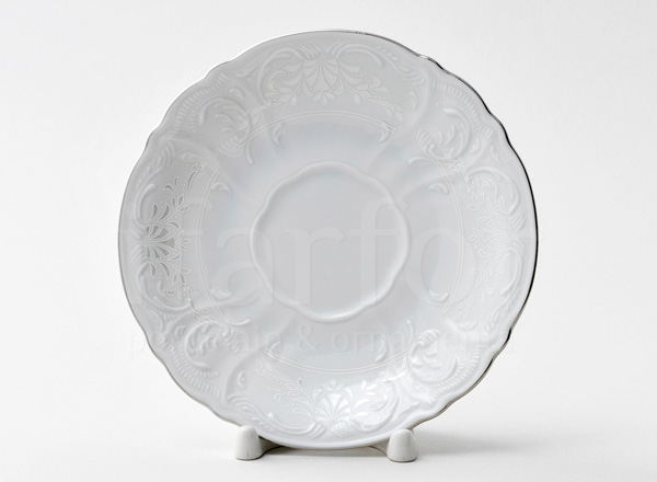 Saucer tea Bernadotte Platinum Pattern Bernadotte