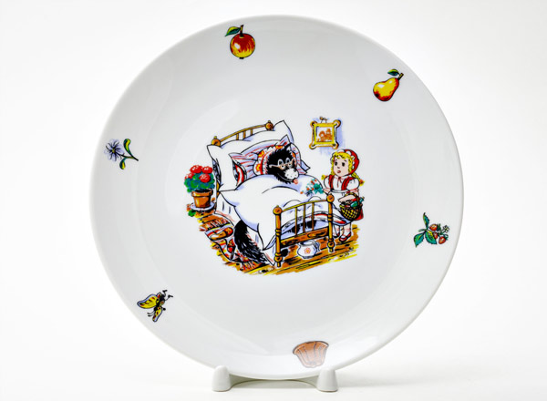 Тарелка мелкая Красная шапочка