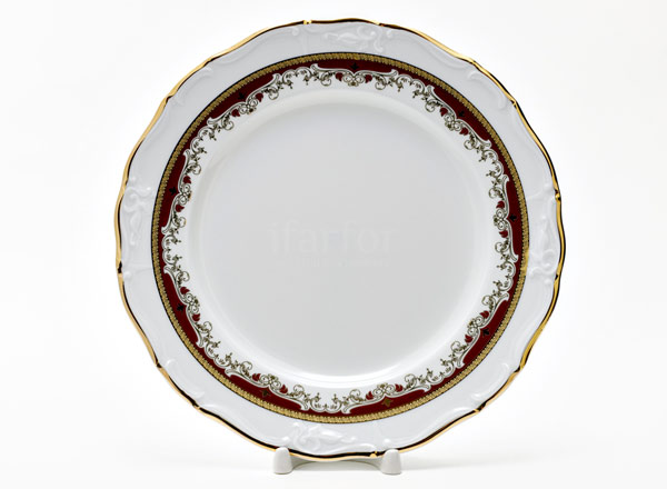 Plate shallow Red lily