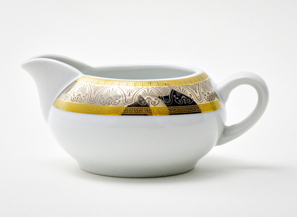 Сливочник второй сорт Широкий кант платина золото Опал