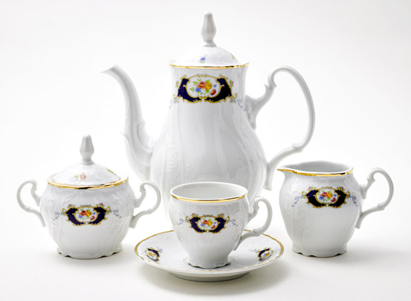 Сервиз кофейный Бернадотт Синий глаз 6/17 Бернадотт