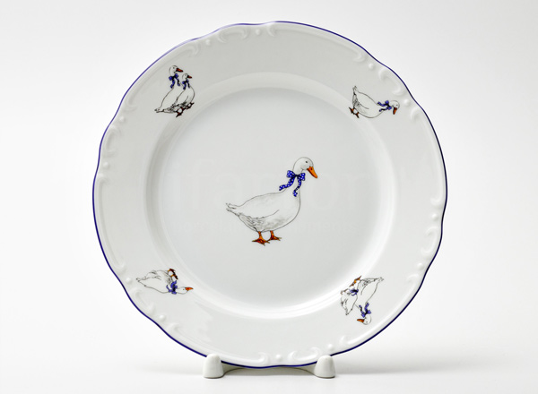 Plate dessert Constance Geese