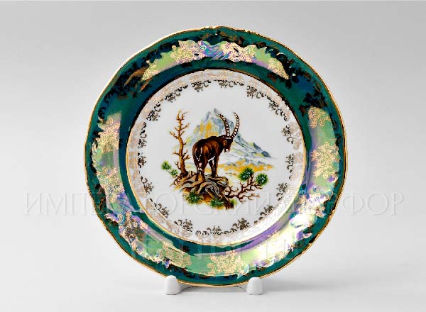 Plate dessert Hunting Green